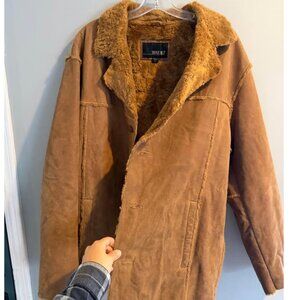 BKE 67 brown leather coat. Men’s large